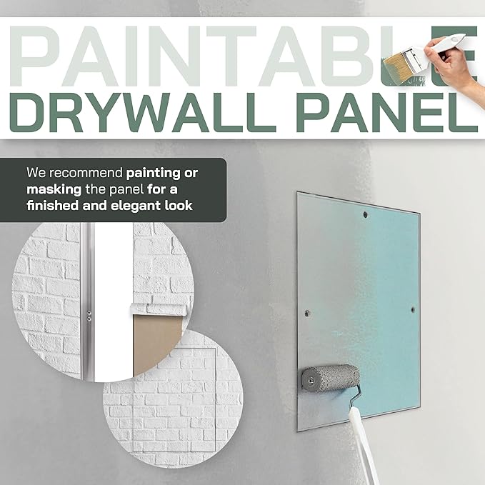 Vent Systems 12" x 16" Inch Access Panel - Drywall, Wall, Electrical, Plumbing Cover Plate - Ceiling, Wall Mount Drywall Access Panel - Metal Crawl Space Door for Home, Garage, Basement, Attic