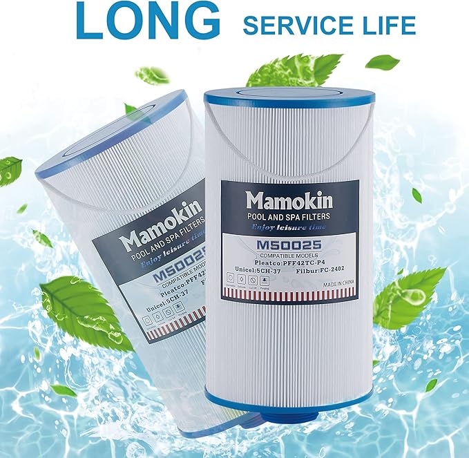 FC-2402 Hot Tub Filter Replaces Watkins 303279, 5CH-37, PFF42TC-P4, 78460 and Lifesmart, AquaTerra, Fantasy, Freeflow, Simplicity, Bermuda, Aspire, Azure, Spa Filter - 1 Pack
