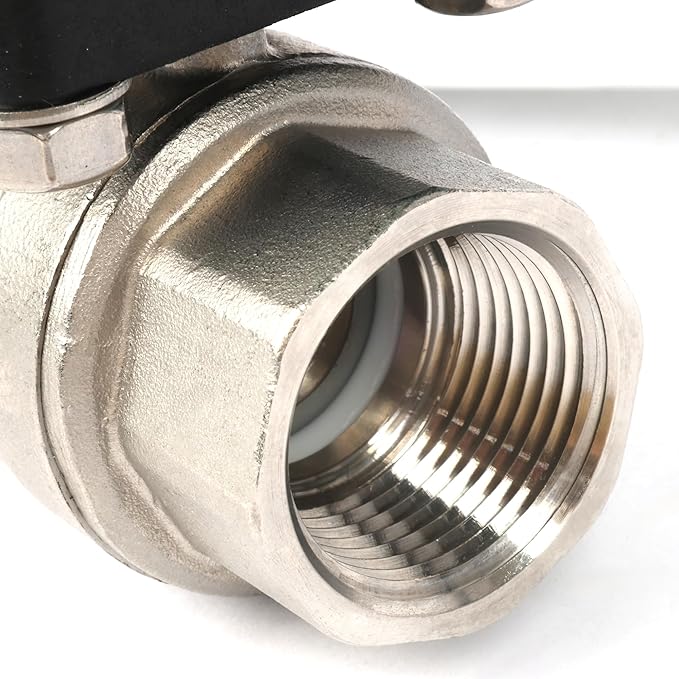 U.S. Solid 3/4" Smart Motorized Ball Valve - Stainless Steel Remote App Mobile-control Electrical Ball Valve with Manual Switch, Plug Connection
