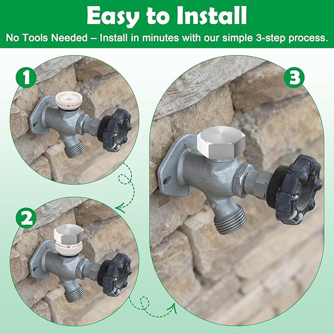 Coitak 1 PCS Vacuum Breaker Repair Kit Replacement for VACVBKX1B with Tape, Outdoor Faucet Repair kit for Anti Siphon Valve, Spigot Repair Kit