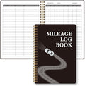 Auto Mileage Log Book for Taxes, Vehicle Maintenance Log Book, Mileage Tracker for Car, Spiral Bound Mileage Log Book for Expense Rocord Notebook, 5.9"x 8.6", Black