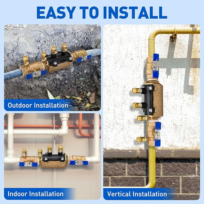 1-350 1" Double Check Backflow Preventer,Double Check Valve Assembly,1" Backflow Preventer,Prevent Backpressure and Backsiphonage