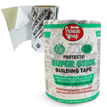 Protecto Wrap Super Stick Flashing Tape 6" x 75' – Self-Adhering Waterproof Membrane for Windows and Doors, Air and Vapor Barrier – Silver Foil-Faced Heavy-Duty Flashing and Building Tape