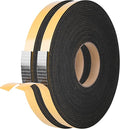 Self Adhesive Foam Tape Weatherstrip 3/4in x 1/8in x 50Ft High Density Foam Insulation Strips Foam Seal Weather Stripping with Strong Adhesive for Door and Window Sound Isolation Soundproofing