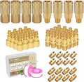 58 Pcs Air Hose Fittings, 1/4" NPT Air Coupler & Plug Kit, Industrial Interchange Quick Connects, Air Tool Fittings for Professional Jobsite, Auto Shop, DIY User