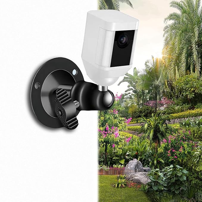 Camera Bracket Mount 5 Pcs Metal Outdoor Indoor Security Wall Mount for Oculus Rift Sensor Arlo, Arlo Pro, 360° 1/4" Screw Camera Wall Mounts CCTV Suvellicance System BNCUHF