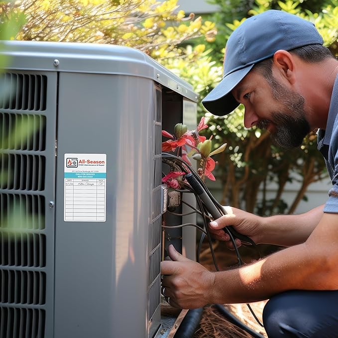 Custom Maintenance Stickers with Your Logo - Personalized HVAC Stickers, Maintenance Log Stickers, Service Stickers, Inspection Stickers (3-1000 Stickers)
