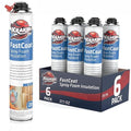 Kraken Bond Fastcoat Fire Rated Spray Foam Insulation (6x27.1 oz.) (R-Value 11.32 / 2in) Closed Cell Expanding Foam - Heat and Acoustic Insulation, Gun & Cleaner Not Includes, 120 Board Ft, 6 Pack