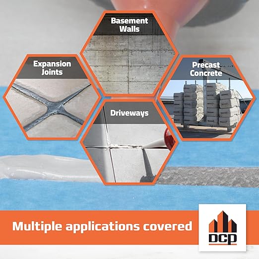 DCP Donseal PU440 Polyurethane Sealant for Concrete, Sidewalk 1 Pack – Expansion Joint Filler, Non-Sag Caulk for Foundation, Walls, Sausage, 20.2 fl oz – Grey