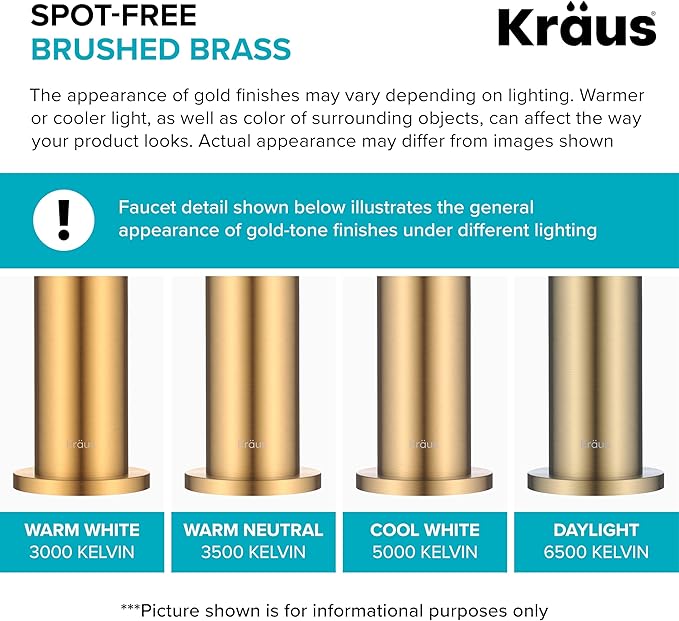 KRAUS Dishwasher Air Gap in Brushed Brass, KAG-1BB