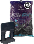 Peygran Tile Leveling System: Lippage Free Tile and Stone Installation for PRO and DIY. The Most Precise and Reliable Tile Leveling Clips on The Market. (1/16" (2mm): 300 Clips)