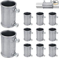 20 Pieces 3/4 Inch EMT Conduit Fittings for Connecting Pipes, Durable Electrical Conduit Fittings for Factory, Parking Lot, and Garden