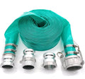 SAFBY Pump Water hose Discharge With Aluminum Camlock A C E F Fittings, Heavy Duty Three layer Backwash Drain Hose for pool, Backwash Hose, Lawn,Garden(1.5inch 50feet)