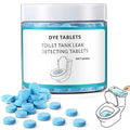 Demissle 200 Pcs Toilet Leak Detection Tablets, Blue Dye Tablets with Storage Bottle, Detect Silent Tank Leaks, Water Tracer Dye for Bathroom Toilets Detection