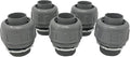 Sealproof 1-Inch Non-metallic Liquid Tight Straight Electrical Conduit Connector Fitting, UL Listed, 1" Dia, 5-Pack