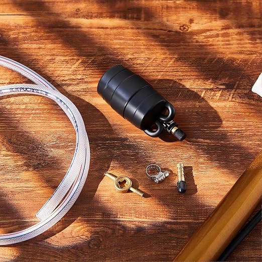 2 Inch Inflatable Pipe Plug Sewer Test Plug with 39.37 Extension Hose Rubber Plumbing Test Balloon for Sewage Pipeline Inspection