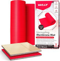 108 Sq Ft Uncoupling Membrane (3.3 ft x 32.8 ft) – Waterproof Crack-Isolation Underlayment for Showers, Bathrooms, Stone & Concrete Floors