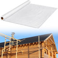 4 × 120 ft House Wrap, Durable Water-Resistant Weather Barrier Membrane for Home Building, Breathable Wrb for Walls and Siding for Home Waterproofing
