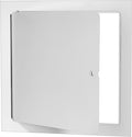 Premier 12x12 Universal Steel Flush Access Panel Door w/Screwdriver Latch, White Prime Coat Finish, Wall, Ceiling Mounted Access Door for Drywall, Plumbing, Electrical, FL-5000