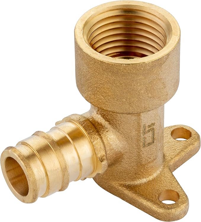 (Pack of 5) EFIELD Pex A Expansion Fitting 1/2"x 1/2" Female NPT Drop-ear Elbow, ASTM F1960,(PEX1960116-5PCS)