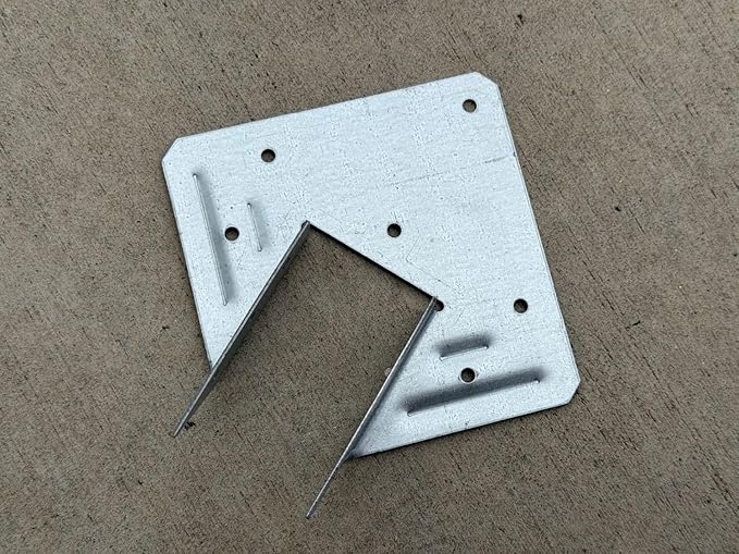 Sandbaggy U-Shaped Hurricane Tie - Hot Dipped Galvanized, 18 Gauge - Structural Wood Framing Connectors for Rafters, Trusses, Deck Joists (U-Shaped, 650, Count)