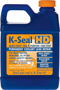K-Seal ST5516 Heavy-Duty Multi-Purpose One Step Permanent Coolant Leak Repair, 16 oz, Pour and Go, Mixes with All Antifreeze, No Flushing Required