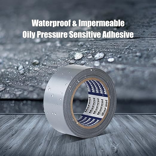 Duct Tape Heavy Duty Waterproof - 1.88 in 35 Yards Tearable Silver Duct Tape No Residue Strong Adhesive for Home Repair Use,Carpet Binding,Bundles