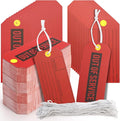 Frcctre 500 Pcs Red Out of Service Tags with String, 4-3/4 x 2-3/8 Inches Bulk Maintenance Required Tags Equipment Repair Required Labels for Machine Equipment Inspection Maintenance