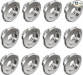 Recessed Fire Sprinkler Escutcheon 1/2 in. IPS - 2 Piece in Chrome - Depth Adjustment Range up to 3/4 in. for Fire Sprinkler Trim