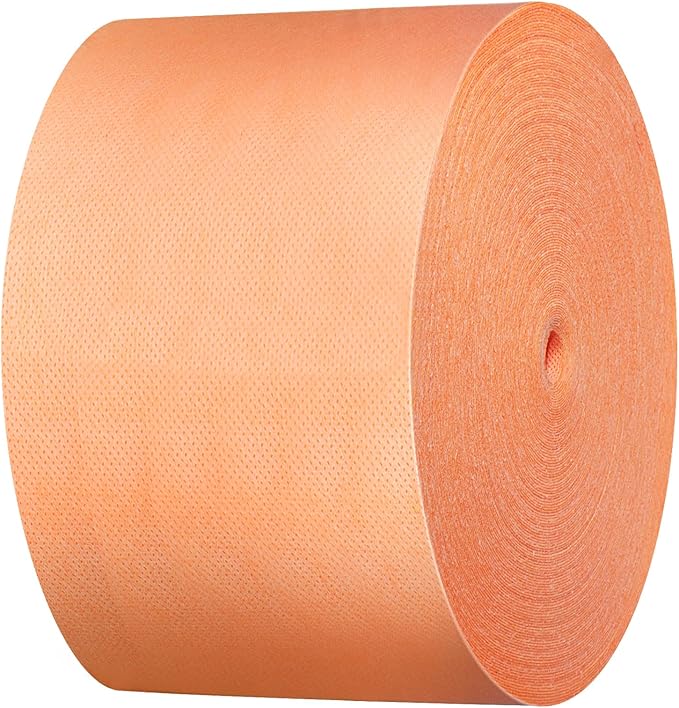 120ft Waterproofing Membrane Band for Shower,Waterproof Membrane Underlayment Band Strip for Shower Bathroom Sauna,5” Tile Uncoupling Tape for Sealing Butt Joints&Floor Wall Connections,22Mils Thick