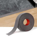 Floor Transition Strip Vinyl Self Adhesive Threshold Strip Carpet Edge Wood to Tile Laminate Flooring Gaps and Doorway Floor Cover Flat Divider Peel and Stick Trim (Gray Wood, 5cm, 6.6FT)