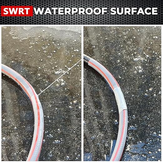 SWRT 9 Mil 2-Pack Black Heavy Duty Duct Tape Strong Adhesive, 2 in x 30 YD (Total 60YD) Duct Heavy Duty Waterproof All Weather Black Duct Tape No Residue Sealing & Patching for Indoor&Outdoor Repair