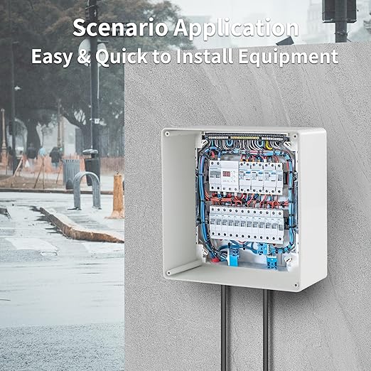 9" x 9" x 4" PVC Plastic Dustproof Waterproof Box IP65 Electrical Junction Boxes Project Junction Conduit Box for Outdoor Enclosure