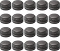 3/4" Pipe Fitting Cap, Home TZH 20 Pack Gray Malleable Iron Cast Pipe Caps for Steam-Punk Vintage Shelf Bracket DIY Plumbing Pipe Decor Furniture (20, 3/4")