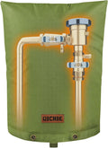 Backflow Preventer Cover (5°F) Heavy-Duty 5-Layer Insulated Enclosure, Freeze & All-Weather Protection for Outdoor Pipe, Irrigation Sprinkler Valve, Well Water Pump & PVB, 20" Wx34 H Green