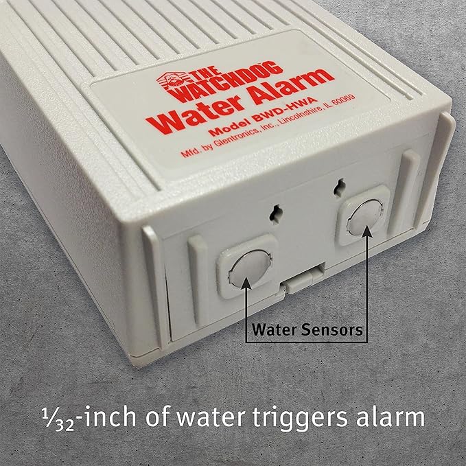 The Basement Watchdog 110 dB Water Alarm w/Detachable Sensor for Hard-to-Reach Areas (BWD-HWA)
