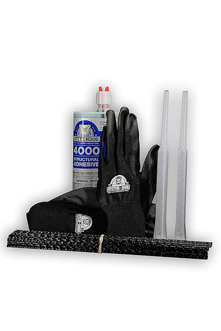 StitchDog DIY Concrete Crack Repair Kit 4020 for Vertical and Overhead Crack Repair, Epoxy and Carbon Fiber