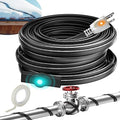 30FT Heat Tape for Water Pipes Electric Heat Tape for Water Pipe Freeze Protection, Heat Cable for Water Pipes Self-Regulating Heating Cable for Metal and Plastic Pipes, 8W/FT, 120V