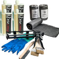 Concrete Crack Repair KIT-Carbon Fiber Concrete reinforcing Fiber Fabric-Fastfix-it High Strength epoxy - Complete kit for All Concrete, Basements, Foundation Wall Repairs-All You Need (20)