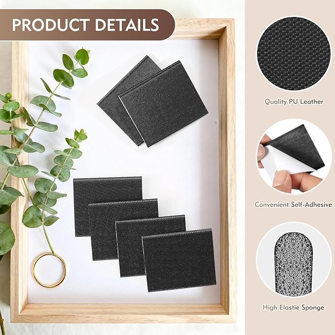 12Pcs Black Self-Adhesive Door Corner Seal, High Elastie Foam Door Corner Seals Weather Stripping Draft Stopper Frame Seal for Exterior Doors, Noise Insulation & Weather Protection