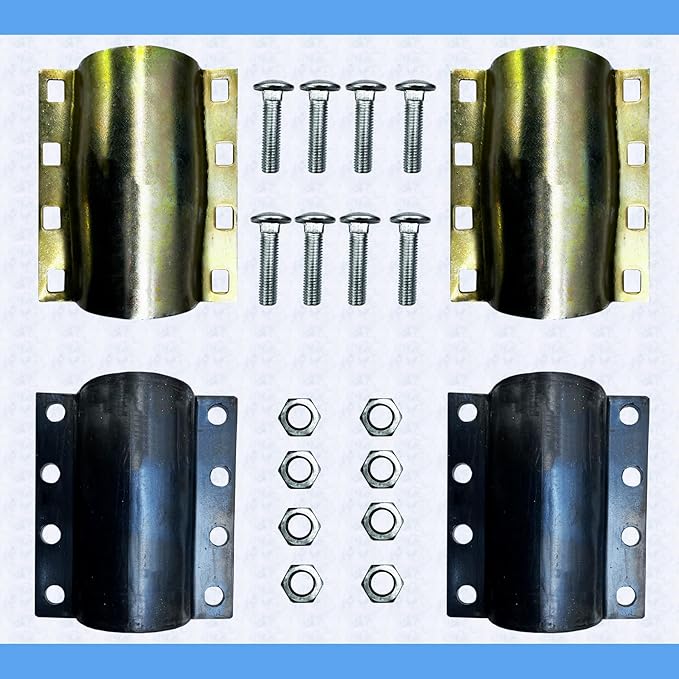Water Pipe Repair Clamp,OD of The Applied Pipe is About 3 inch,Leak Sealer for Pipes and Plumbing,Length 7.09 inch,Suitable for Steel Pipe,Iron Pipe and PE/PPR Pipes