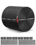 NAOEVO 16 Gauge Wire 2 Conductor Electrical Wire, 16 AWG Stranded PVC Cord, 12V Low Voltage/Tinned Copper/Flexible Cable for Automotive Wiring, Lamp Cord, Marine Cable (500FT)
