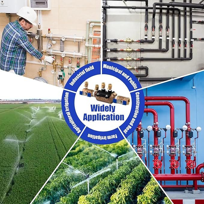1-350 1" Double Check Backflow Preventer, Double Check Valve Assembly, Backpressure and Backsiphonage