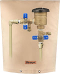 Backflow Preventer Cover Insulated-sprinkler covers for outside-With thicker 5 Layers Fabric,14"Wx19"H -Backflow insulation cover Protect water meters,sprinklers from damage during winter