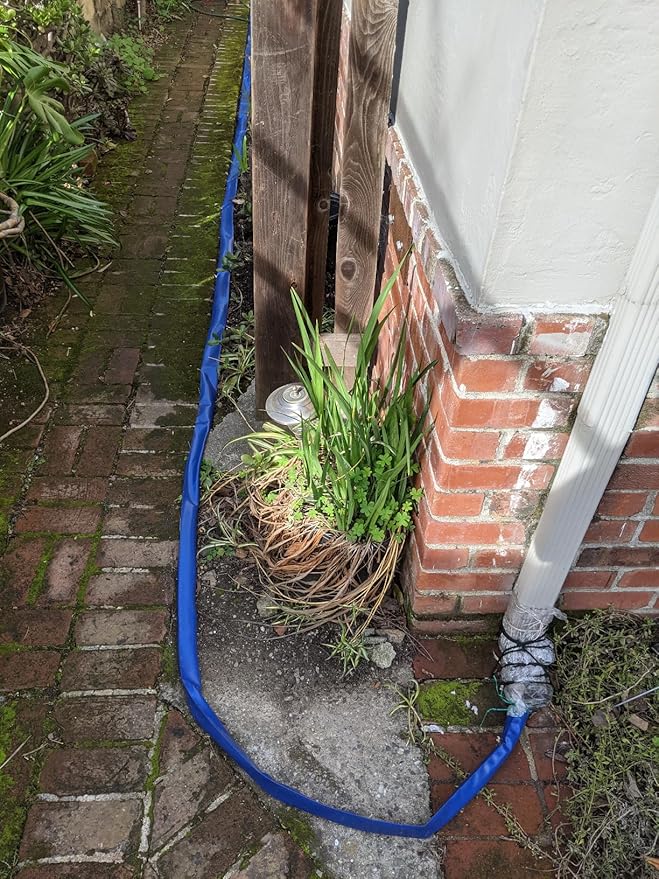 3 in x 100 ft Pool Backwash Hose Heavy Duty Drain Discharge Double PVC Lay flat General Purpose Vinyl Hose, Burst Resistant for Water Transfer Sump Pump Pool Filter (3in 100ft fiber reinforced hose)