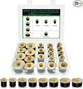22pcs Expandable Freeze Rubber Plugs Assortment Kit, 8 Sizes Automotive Rubber Expansion Freeze Plugs Fit Hole 3/4" 7/8" 1" 1-1/8" 1-1/4" 1-3/8" 1-1/2" 1-5/8"