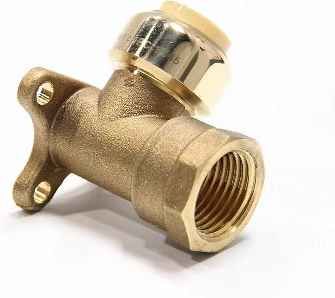 EFIELD 1/2" Push Fit X 1/2" Female NPT Drop-ear Elbows With Disconnection Clip,(PF066)