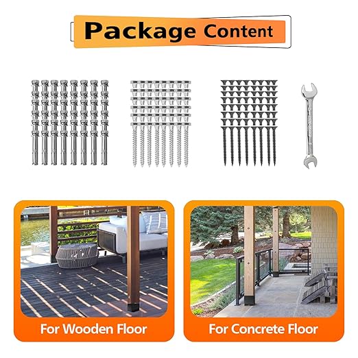 2 Set 4“× 6” Post Base, (Inner Size 3.6"x 5.6") Post Brackets,Black Metal Powder-Coated Thick Steel Post Anchor Outdoor for Support Deck Base Plate Pergola Brackets Fence Kit,Mialbox Post Mount