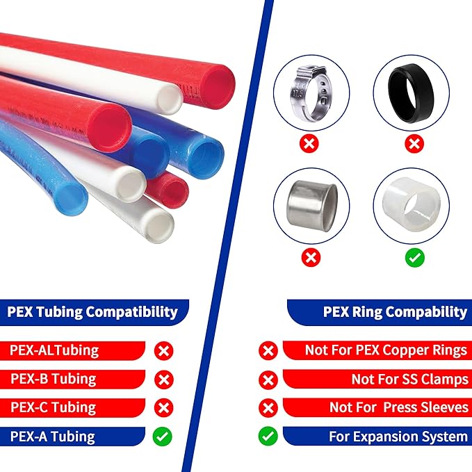 (5 Pack) Lidertik PEX-A Expansion Drop Eear Elbow to 3/4" NPT Female Threaded Adapter Brass plumbing connection, Only for PEX-A Tube Expansion Install LI-EPXDEE3434(5 Pieces)
