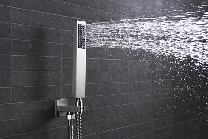 SUMERAIN Shower Faucet Brushed Nickel,Rough-in Valve Included and Complete Metal Components,Customized Acceptable